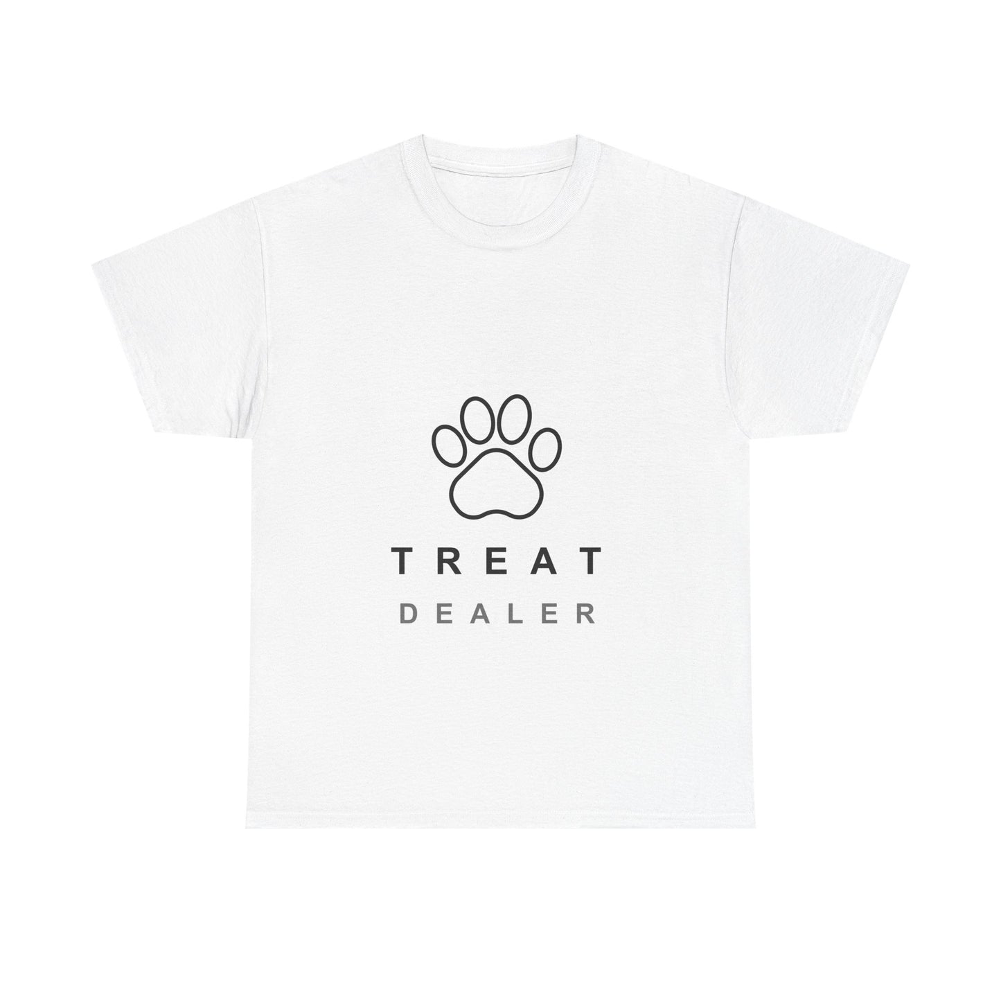 Treat Dealer Unisex Heavy Cotton Tee, Dog Lover Shirt, Pet Treats T-Shirt, Funny Animal Top, Gift for Dog Parents