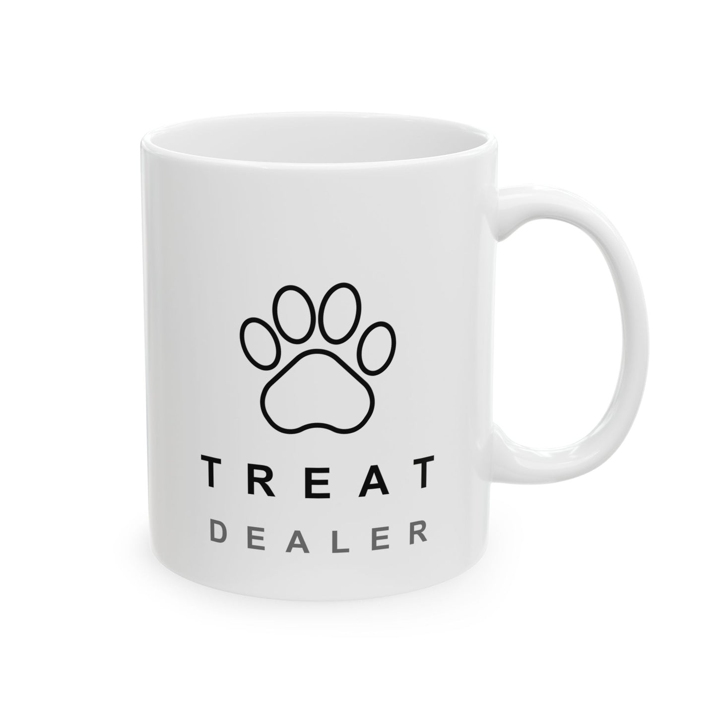 Treat Dealer Ceramic Mug, Cute Pet Gifts, Dog Lover Coffee Cup, Fall Decor, Pet Mug