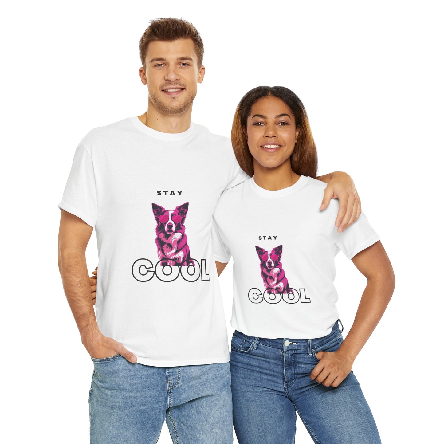 Border Collie Unisex Heavy Cotton Tee