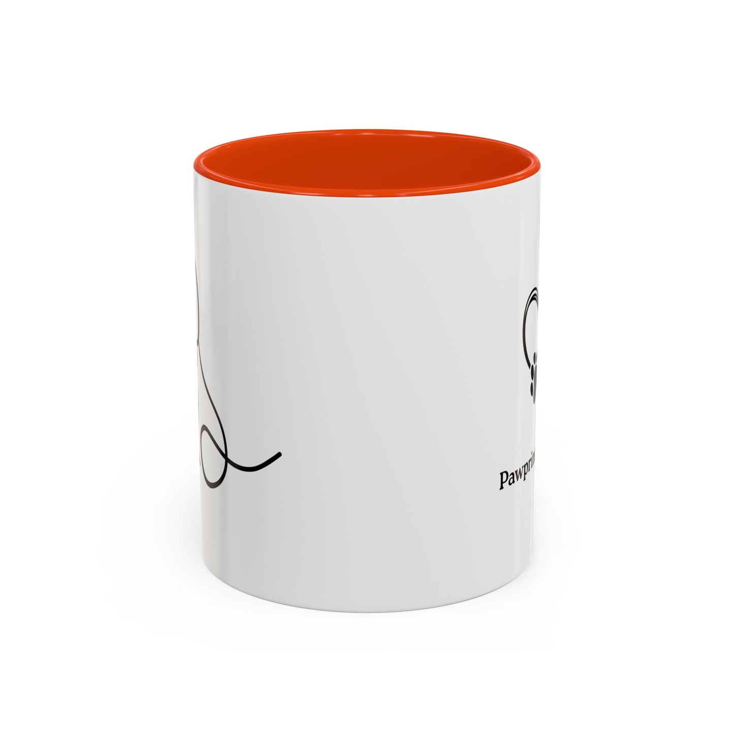 Colorful Pet Lover Mug, Pawprints on My Heart, Gift for Dog Owners, Animal Lover's Coffee Cup, Cute Animal-Themed Drinkware
