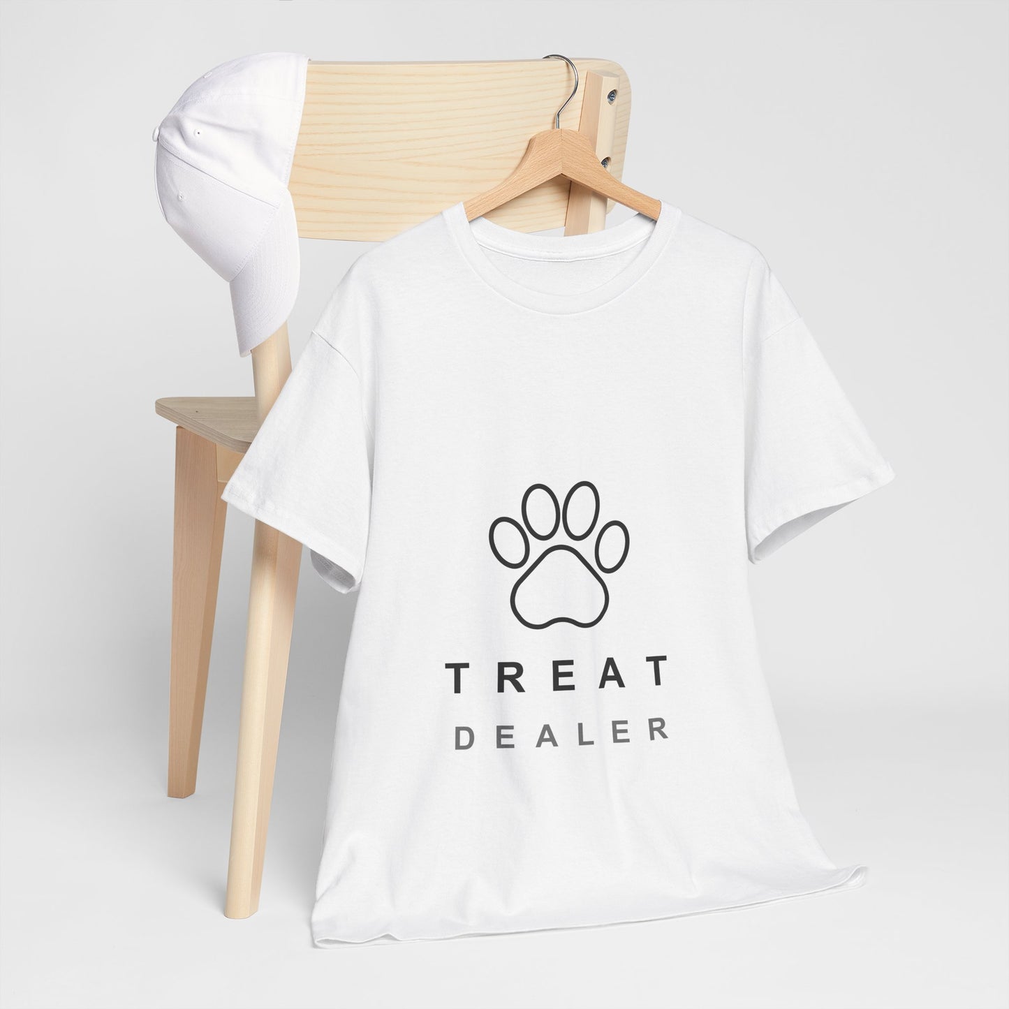 Treat Dealer Unisex Heavy Cotton Tee, Dog Lover Shirt, Pet Treats T-Shirt, Funny Animal Top, Gift for Dog Parents