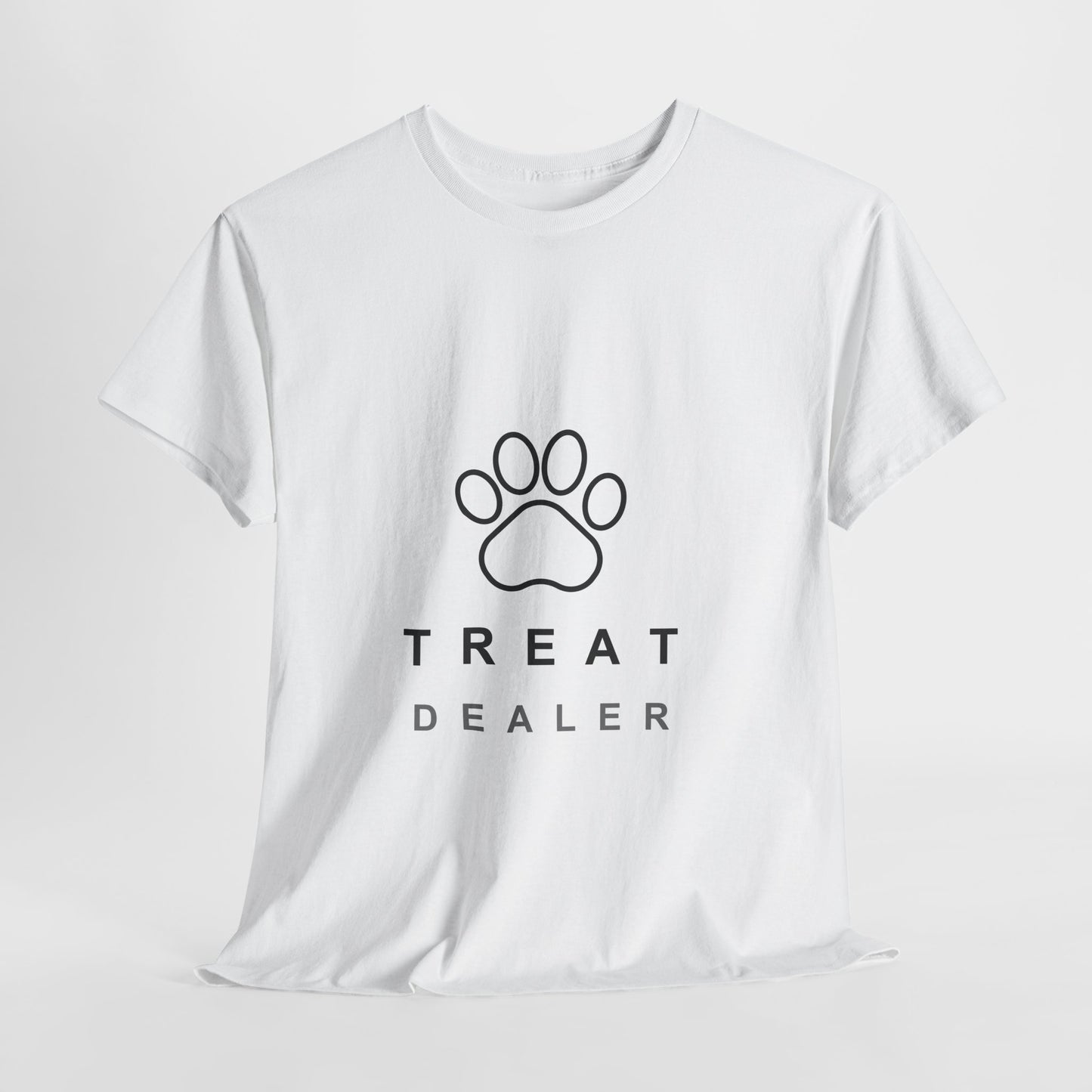 Treat Dealer Unisex Heavy Cotton Tee, Dog Lover Shirt, Pet Treats T-Shirt, Funny Animal Top, Gift for Dog Parents