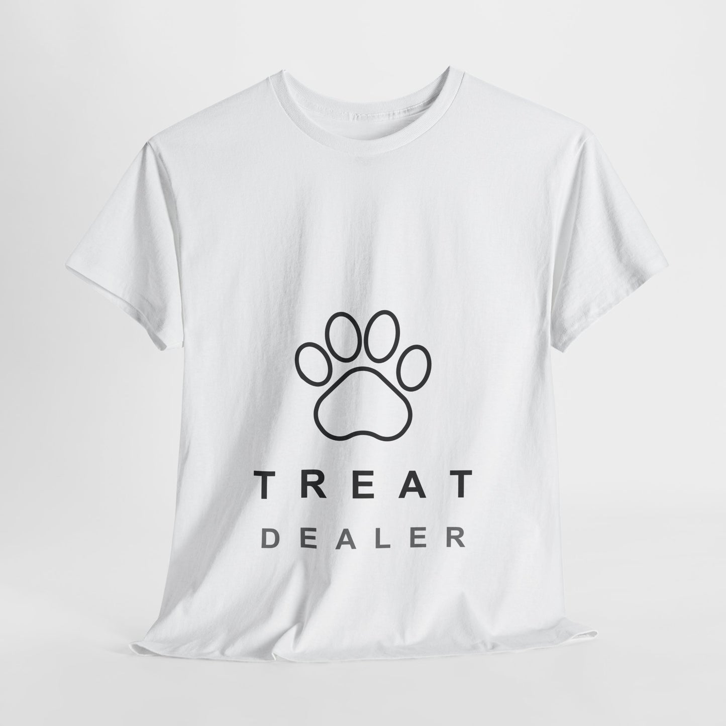 Treat Dealer Unisex Heavy Cotton Tee, Dog Lover Shirt, Pet Treats T-Shirt, Funny Animal Top, Gift for Dog Parents