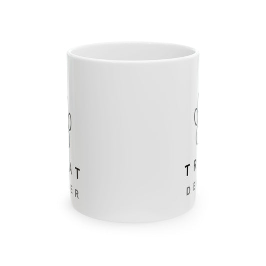 Treat Dealer Ceramic Mug, Cute Pet Gifts, Dog Lover Coffee Cup, Fall Decor, Pet Mug