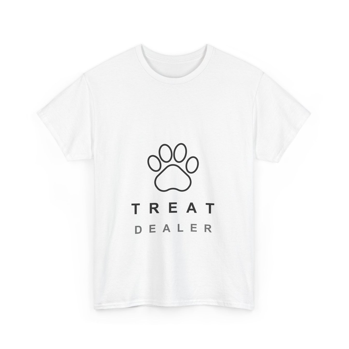 Treat Dealer Unisex Heavy Cotton Tee, Dog Lover Shirt, Pet Treats T-Shirt, Funny Animal Top, Gift for Dog Parents