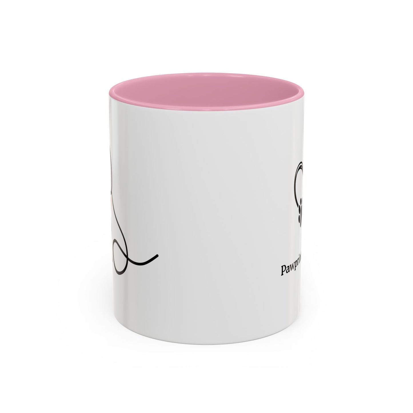 Colorful Pet Lover Mug, Pawprints on My Heart, Gift for Dog Owners, Animal Lover's Coffee Cup, Cute Animal-Themed Drinkware