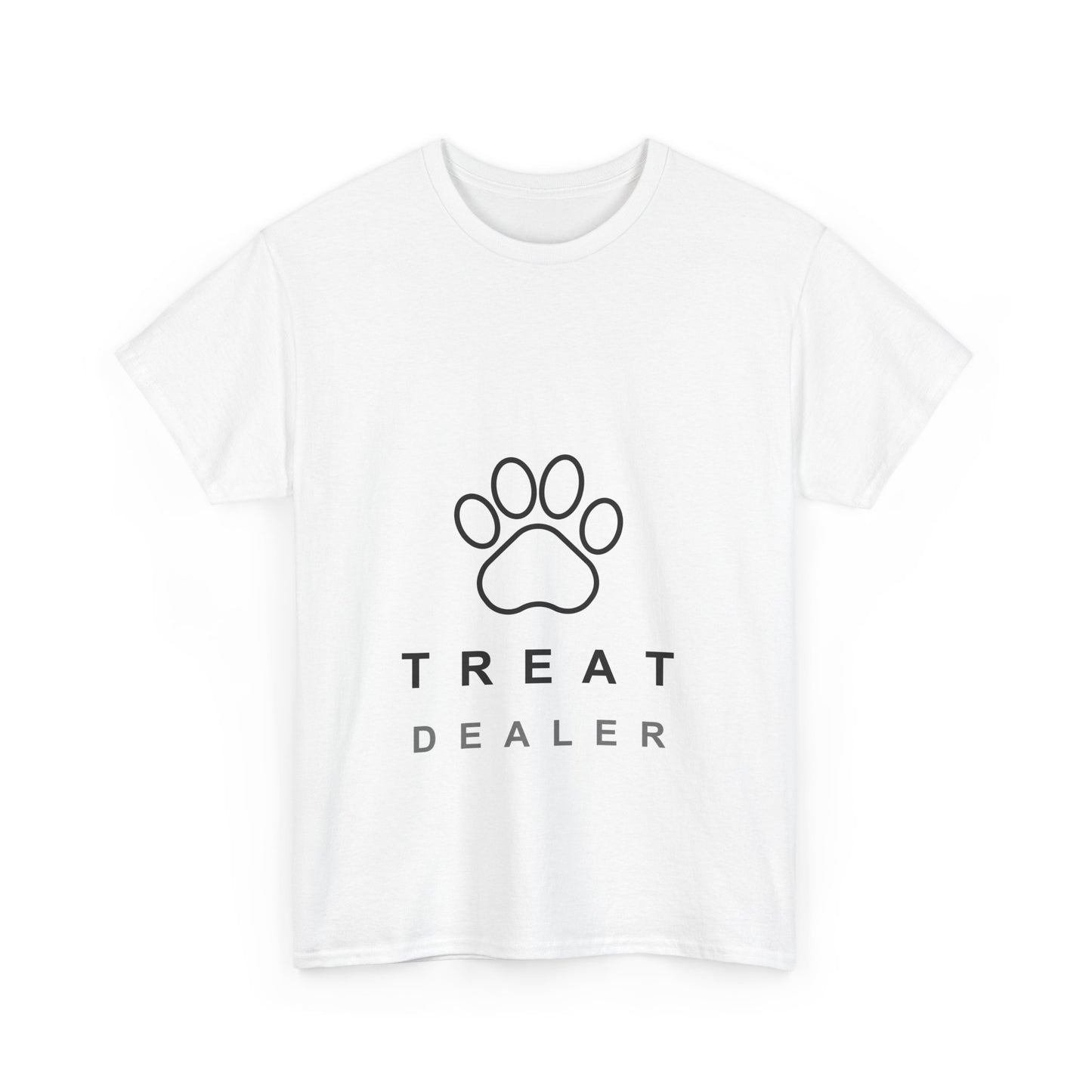 Treat Dealer Unisex Heavy Cotton Tee, Dog Lover Shirt, Pet Treats T-Shirt, Funny Animal Top, Gift for Dog Parents