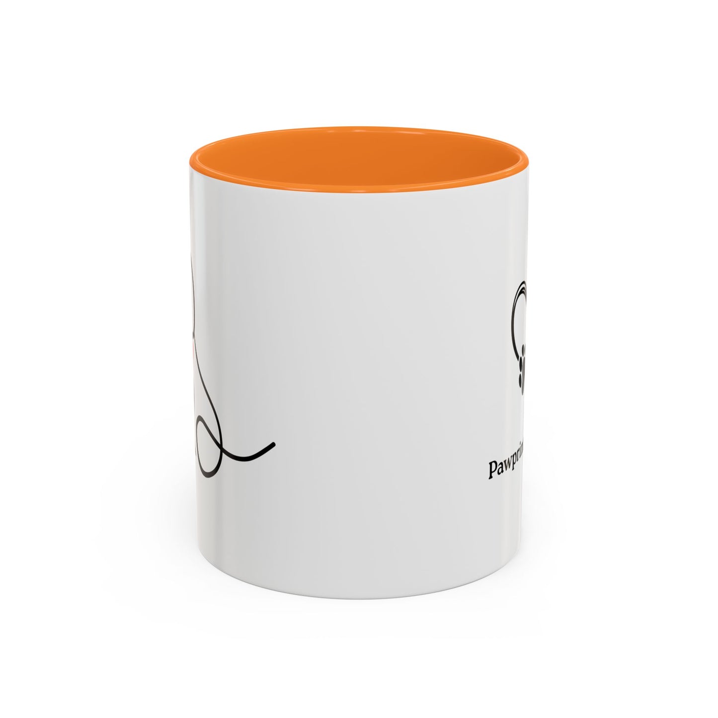 Colorful Pet Lover Mug, Pawprints on My Heart, Gift for Dog Owners, Animal Lover's Coffee Cup, Cute Animal-Themed Drinkware