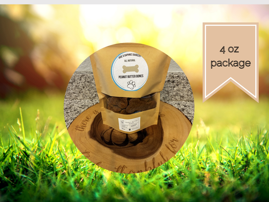 Peanut Butter Bones 4oz