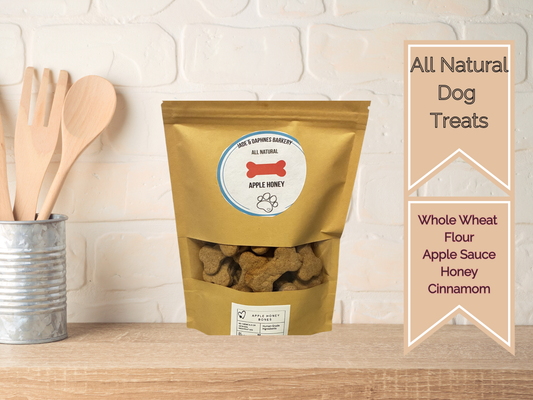 All-Natural Honey & Apple Dog Treats 4oz