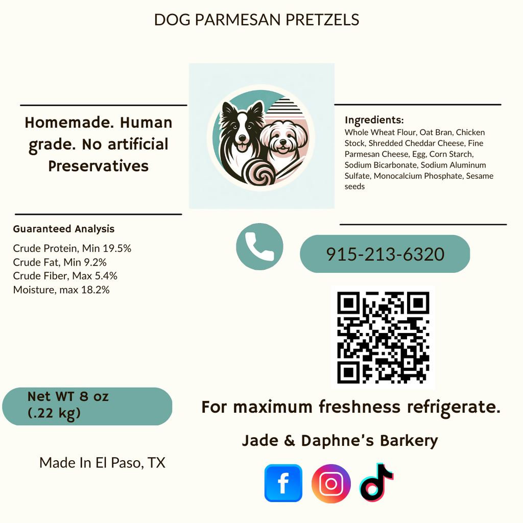 Parmesan Dog Pretzels