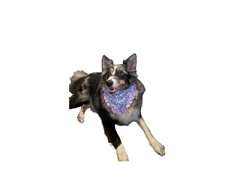 Winter Wonderland Ruffle Bandana